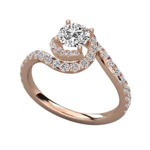 14K Gold <b>Solitaire</b> Lab Grown Diamond Handmade Ladies <b>Ring</b> with Pear Shape Oval Cut IGI Certified for Engagement or Promise - Product Image 4
