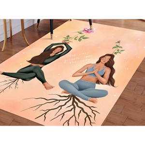 Tapis de yoga pour filles, tapis de fitness, tapis de méditation, tapis moderne, tapis pour femme, tapis en velours - Product Image 3