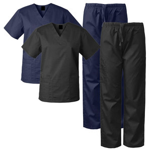 Uniforme de manga corta médico para mujer y hombre uniforme de hospital y pantalones - Product Image 5