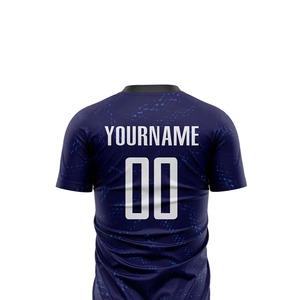 Custom Jersey Breathable Quick-Drying Sports Football Shirt Short Sleeve Printed Soccer Uniform High Quality Sublimation OEM - Product Image 5