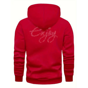 Sweat à capuche homme léger décontracté polyvalent mode personnalisable sweats à capuche thermique - Product Image 2