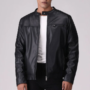 Custom Made Men's <b>Winter</b> <b>Leather</b> <b>Jacket</b> with Letter Pattern and Front Logo-High Quality Top Price - Product Image 5