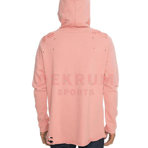 Nuevas sudaderas con capucha unisex personalizadas, las más vendidas, con efecto desgastado, transpirables, de bajo precio, con cremallera, teñidas en color liso, diseño 2026 - Product Image 2