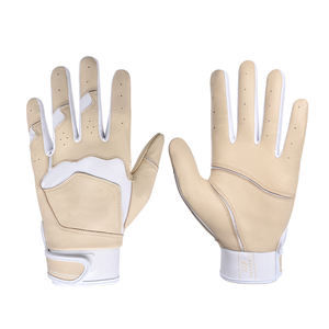 Gants de frappeur de baseball/softball en cuir personnalisés, antidérapants, fermeture auto-agrippante, professionnels, pour hommes et femmes, sur mesure - Product Image 4
