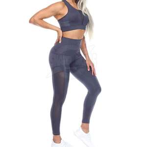 ชุดโยคะสำหรับผู้หญิงไซส์พลัสสั่งทำพิเศษ ดีไซน์ล่าสุด ลายเรียบ ระบายอากาศได้ดี กันน้ำ ใส่สบาย เอวยางยืด - Product Image 6