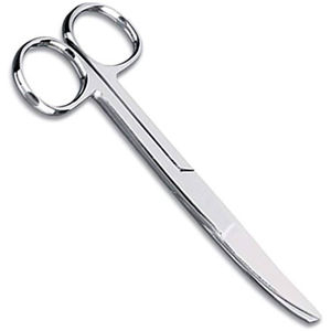 Tijeras quirúrgicas de acero inoxidable rectas y curvas para uso médico y de primeros auxilios - Product Image 6