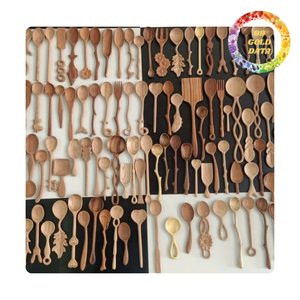 Cucharas de sopa de madera de Vietnam | Artículos bonitos para Ramen y Pho | Suministro a granel de Vietnam - Product Image 1