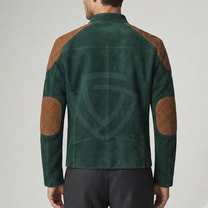 Fashion Forward <b>Suede</b> <b>Leather</b> <b>Jacket</b> For Men Made From Genuine <b>Suede</b> With Classic Comfortable Fit And Daily Wear Appeal - Product Image 4