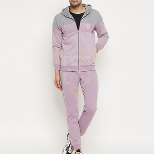 Ensembles de survêtements en molleton respirant 100 % coton de haute qualité pour hommes, style streetwear décontracté, couleur unie, deux pièces pour l'hiver, toutes tailles - Product Image 4