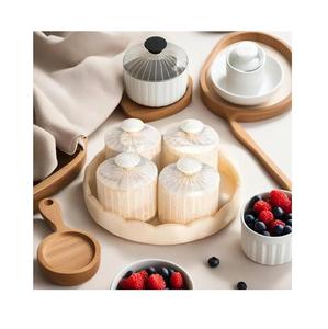 ชุดโหลผลไม้อบแห้งเรซิ่นหรูหราเป็นมิตรกับสิ่งแวดล้อม สำหรับตกแต่งโต๊ะอาหารที่บ้าน ทำด้วยมือ 100% ทาสีด้วยมือ ขายดี ราคาขายส่ง - Product Image 5