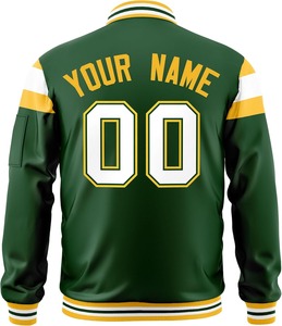 Luxury <b>Varsity</b> <b>Jacket</b> <b>Mens</b> Oversized <b>Bomber</b> Hip Hop Satin Contrast Sleeves Premium High Quality Streetwear <b>Jacket</b> for <b>Men</b> - Product Image 5