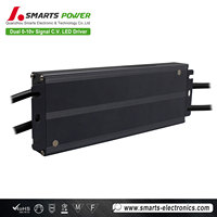 Alimentation LED 277 V CA à double signal 0-10 V, dimmable, 12 V CC/24 V CC, 100 W, adressable facilement par NFC