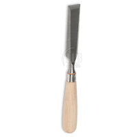 Osteotome manuel en acier inoxydable pour chirurgie dentaire, avec manche en bois, pointe plate, instrument de coupe osseuse