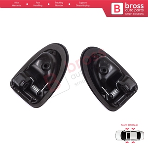 BDP1528 Inner <b>Door</b> <b>Handle</b> Right Left Black Rod Type for Clio 2 Scenic Megane 1 Trafic Master 2 Mascott Logan 1 Movano Vivaro A I - Product Image 2