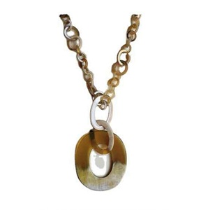 สร้อยคอเขาควายของผู้หญิงทำด้วยมือสไตล์อินเดียเป็นมิตรกับสิ่งแวดล้อมทำจากเขาควายธรรมชาติ - Product Image 3