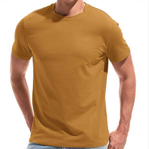 Camiseta elegante para hombre, cómoda, 100% algodón, tela transpirable, perfecta para uso diario informal, atuendo de verano, estilo urbano moderno - Product Image 1