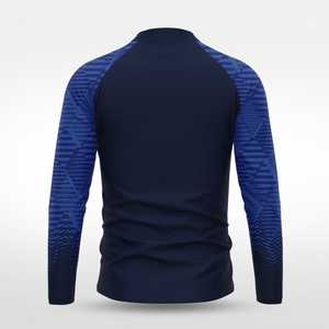 เสื้อสเวตเชิ้ตออกกำลังกายผู้ชายไซส์ใหญ่ พิมพ์ลาย กลับด้านได้ ซิป ¼  น้ำหนักเบา โพลีเอสเตอร์ 100% แห้งเร็ว - Product Image 2