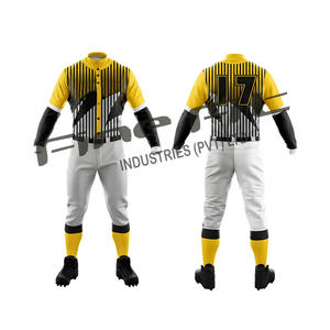 Ensemble d'uniformes de baseball respirants pour hommes sur mesure maillot et pantalon d'équipe pour les tournois et l'entraînement des clubs de baseball - Product Image 5