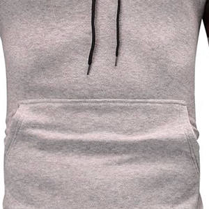 Sudaderas con capucha de lana de algodón, jerséis de estilo personalizado con bordado y técnicas teñidas Lisas para Sudadera con capucha de invierno para hombre - Product Image 5