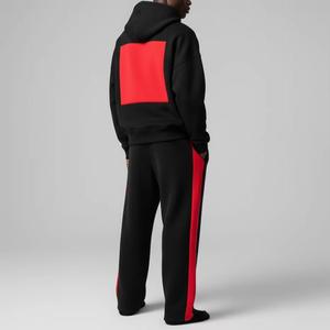 <b>Jogging</b> <b>Suit</b> Plain Oversized Unisex Sports Tracksuit Baggy Sweatpants and Hoodie Set Men tracksuit for man 100% cotton - Product Image 5