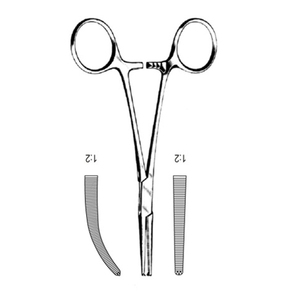 Pinzas Quirúrgicas Manuales de Acero Inoxidable Kocher Rectas de 14 CM, Pinzas Arteriales de Clase II, Certificación CE Individual, Aprobadas por ISO - Product Image 3