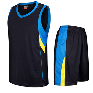 Alta calidad personalizado al por mayor 100 poliéster en blanco liso conjunto completo sublimación diseño Simple estrella baloncesto Jerseys Set - Product Image 2
