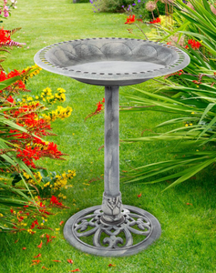 Antique Design Style Metal Bird Bath <b>Pot</b> with Glazed - Product Image 2