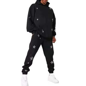 Survêtements pour hommes de qualité supérieure en gros, légers, avec strass, vêtements de jogging, vêtements pour hommes, survêtements avec strass - Product Image 3