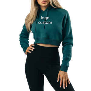 Venta al por mayor logotipo personalizado de lujo sudaderas con capucha de las mujeres de alta calidad pulóver diseñador de peso pesado Sudadera con capucha de gran tamaño - Product Image 1