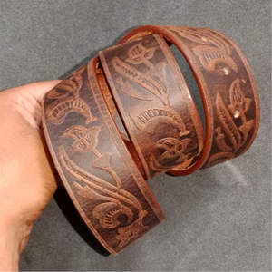 Ceintures en cuir personnalisées avec boucle à ardillon, fabrication de boucles à ardillon en alliage, ceinture en cuir unisexe, couleur unie, ceinture en cuir classique, 2026 - Product Image 5