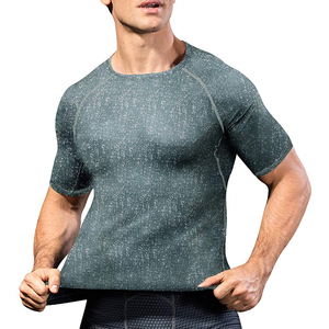 เสื้อยืดไม้ไผ่นิยมเล่นกีฬาสำหรับผู้ชาย,เสื้อยิมทรงหลวมขายส่ง - Product Image 1