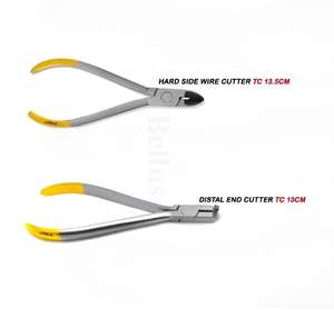 Ergonomic Handle Jewelry <b>Pliers</b> Set Stainless Steel DIY Wire Cutter Round <b>Nose</b> Needle <b>Nose</b> <b>Flat</b> <b>Nose</b> Tools for Beading & Making - Product Image 4