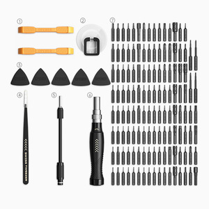 Juego de destornilladores de precisión 145 en 1, caja de herramientas de alta calidad, almohadilla para teléfono móvil, reparación de relojes, herramientas manuales - Product Image 4