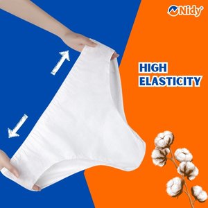 NIDY bragas desechables Unisex tamaño libre/breve ropa interior de viaje higiénica suave para Hotel cuidado Personal belleza producto de cuidado Personal - Product Image 6