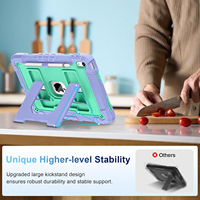 Housse de protection antichoc pour tablette avec béquille stable pour iPad A16 11e génération 11 pouces 2025 iPad 10e génération 10,9 pouces 2022