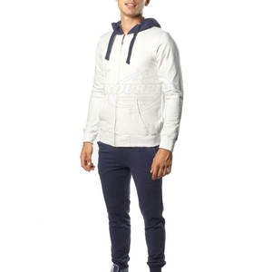 Survêtements d'hiver pour hommes, nouvelle collection, tendance, grandes tailles, 100 % coton, à capuche, fermeture éclair, design uni, logo personnalisable, respirant, 2-en-1, livraison rapide - Product Image 1