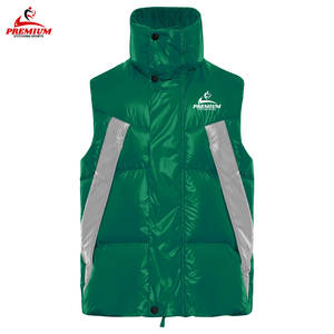 Chaleco cálido acolchado para hombre 100% chaleco cortavientos de invierno de alta calidad para hombre ropa de abrigo chaleco sin mangas acolchado informal - Product Image 6