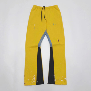Pantalones con cordón acampanados informales Vintage para hombre con logotipo personalizado, pantalones ligeros de cintura media, nuevo diseño de estilo acampanado, patrón recto - Product Image 6