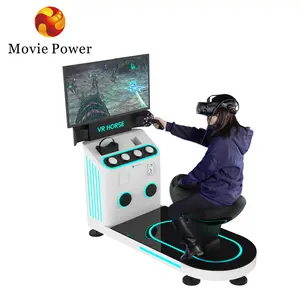 amusement park rides 7d cinema virtual reality chair 9d vr horse riding simulator game