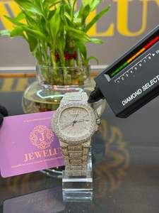 Montre mécanique en acier inoxydable pour homme de haute qualité, style hip-hop, montre de luxe, montre en diamant VVS, montre tendance pour homme, montres unisexes - Product Image 4