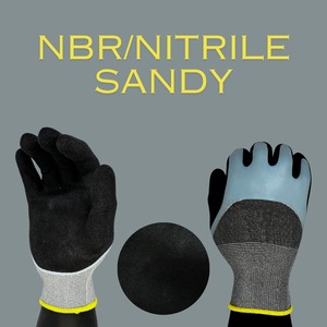 Gants de travail de sécurité en cuir PU de calibre 13 bon marché XL en polyester nitrile antidérapant en nylon enduit anti-chaleur à usage général - Product Image 2