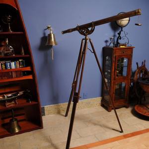 Telescopio con Soporte de 102 cm, Modelo Decorativo Náutico - Product Image 1