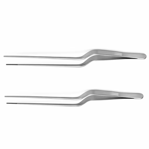 Pinzas de Disección de Bayoneta Médicas de 19 cm y 21 cm de Longitud, Tamaño de Punta de 1 mm y 2 mm - Product Image 1