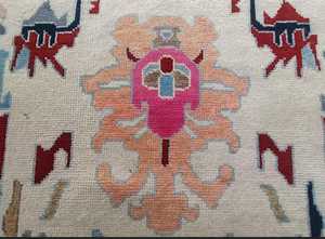 พรมขนสัตว์อูชักแบบตุรกีขนาด 8x10 ฟุต ปรับแต่งได้ สวยงาม สีสันสดใส ถักด้วยมือ ขนาด 9x12 ฟุต และชุดพรม - Product Image 6