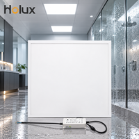 Panneau lumineux LED rétroéclairé étanche IP65 600x600 620x620 40W jusqu'à 160lm/W CRI90 Éclairage commercial et de bureau