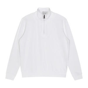 Sweat à capuche thermique surdimensionné pour homme, avec logo personnalisé, écoresponsable, hiver, demi-zip, design uni teint numérique, poche intégrée, haute qualité - Product Image 1