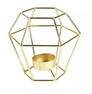 Candelabros votivos dorados de estilo moderno de alta calidad, decoración e iluminación clásicas para el hogar, gran oferta, forma redonda para uso en granjas - Product Image 5