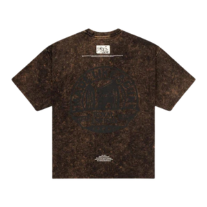 T-shirts pour hommes en coton 100% lavé, coupe ample, couleur marron café, style vintage, streetwear décontracté, doux, respirant, pour un usage quotidien urbain - Product Image 4