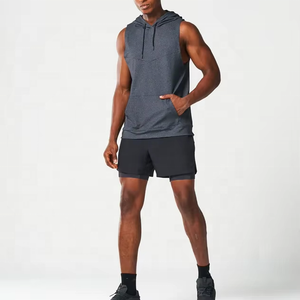 Oferta de Verano: Camiseta sin Mangas con Capucha para Hombre, Top Deportivo, Ajuste Cómodo, Ropa Deportiva Ligera, Personalización de Marca OEM - Product Image 1