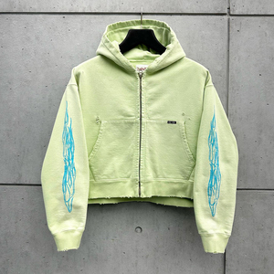 Sudadera con capucha de tela de punto para hombre, chándal informal transpirable con logotipo personalizado OEM, ropa deportiva de dos piezas - Product Image 2